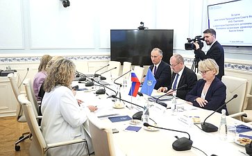 Встреча заместителя Председателя Совета Федерации Инны Святенко с директором Европейского регионального бюро Всемирной организации здравоохранения