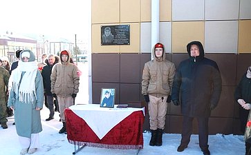 Владимир Полетаев открыл мемориальные доски в память погибших участников СВО из Республики Алтай