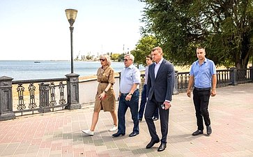 Василий Голубев ознакомился с ходом модернизации инфраструктуры Таганрога