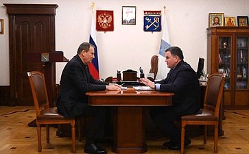 Сергей Перминов представил годовой сенаторский отчет губернатору Ленинградской области