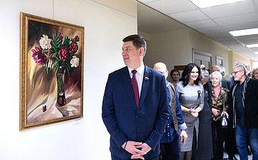 Открытие выставки Тушинского товарищества художников «С любовью к женщине» в Совете Федерации