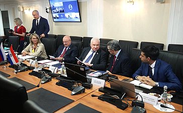 Встреча группы по сотрудничеству Совета Федерации с парламентами стран Латинской Америки и группы дружбы с Россией Палаты сенаторов Национального конгресса Республики Парагвай