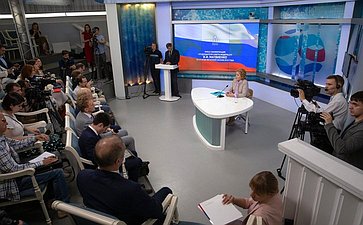 Пресс-конференция Председателя СФ В. Матвиенко по итогам весенней сессии