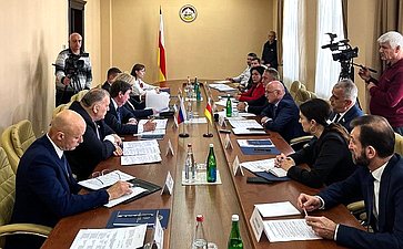 Участие делегации СФ в заседании Комиссии по сотрудничеству СФ и Парламента Республики Южная Осетия