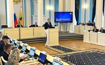 Игорь Мурог принял участие в заседании Рязанской областной думы, где губернатор Павел Малков представил отчет о результатах деятельности правительства региона за 2025 год