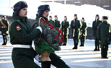 Сергей Рябухин в ходе рабочей поездки в регион принял участие в митинге памяти россиян, исполнявших служебный долг за пределами Отечества