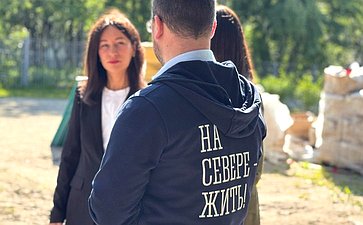 Елена Дягилева в рамках рабочей поездки посетила образовательные учреждения региона