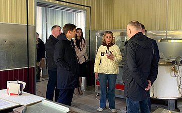 Иван Новиков в рамках рабочей поездки в Плесецкий муниципальный округ посетил детский оздоровительный лагерь «Буревестник»