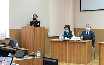 Татьяна Кусайко в ходе рабочей поездки в регион проинформировала региональных парламентариев о проделанной работе