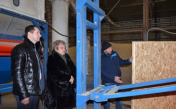 Оксана Хлякина в ходе рабочей поездки в регион побывала в Добринском районе