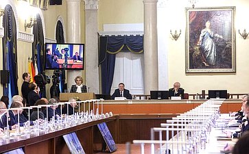 Председатель Совета Федерации Валентина Матвиенко выступила на заседании Учёного Совета Санкт-Петербургского горного университета императрицы Екатерины II, посвященном 250-летию учебного заведения