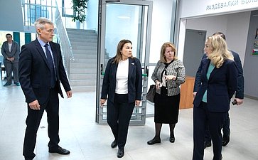 Сенаторы посетили Центр физкультурной и спортивной работы «Олимпия» Тюменского муниципального района