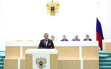 Выступление председателя Тульской областной Думы Андрея Дубровского