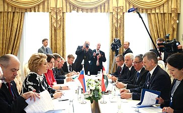 Встреча Председателя СФ с Председателем Госсобрания Венгрии Ласло Кевером