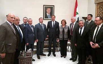 Делегация Совета Федерации в Сирии