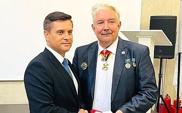 Юрий Архаров принял участие в церемонии награждения памятными медалями в связи с 77-й годовщиной Победы над Японией и окончанием Второй мировой войны