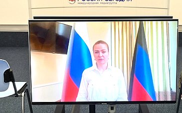Владимир Джабаров и Наталья Никонорова приняли участие в пресс-конференции, посвященной расследованию военных преступлений киевского режима в Курской области и Донецкой Народной Республике