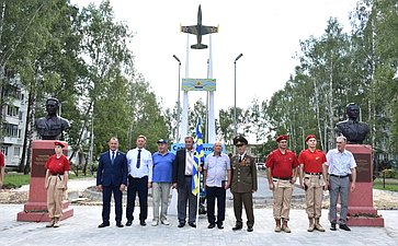 Игорь Мурог принял участие в открытии Парка авиаторов в Ряжске Рязанской области