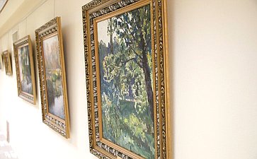 Открытие в Совете Федерации выставки живописи П.Я. Кочанова