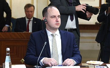 Встреча Валентины Матвиенко с заместителем Председателя Национального совета Словацкой Республики Андреем Данко и заместителем Председателя Национального совета Словацкой Республики Тибором Гашпаром