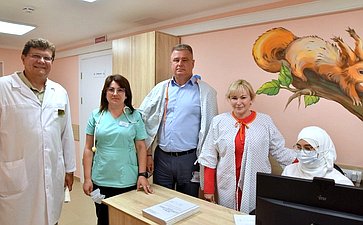 Ольга Ковитиди посетила Республиканскую детскую клиническую больницу