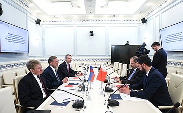 Встреча Константина Косачева с Чрезвычайным и Полномочным Послом Королевства Бахрейн в Российской Федерации