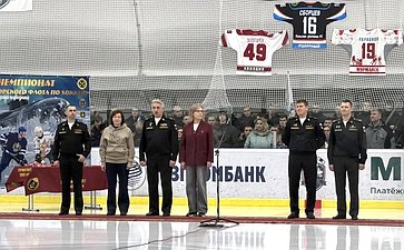 В Мурманской области торжественно открылся Чемпионат Военно-морского флота по хоккею с шайбой