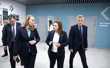Сенаторы посетили Центр физкультурной и спортивной работы «Олимпия» Тюменского муниципального района
