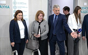 Сенаторы посетили Центр физкультурной и спортивной работы «Олимпия» Тюменского муниципального района