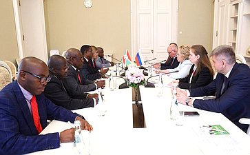 Встреча Валентины Матвиенко с Председателем Сената Республики Бурунди Эммануэлем Синзохагерой