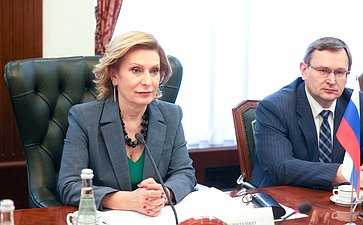 Встреча Инны Святенко с Министром дошкольного и школьного образования Республики Узбекистан Хилолой Умаровой