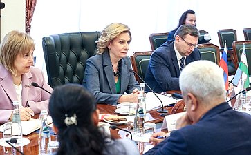 Встреча Инны Святенко с Министром дошкольного и школьного образования Республики Узбекистан Хилолой Умаровой