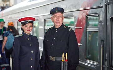 Участники «Поезда Памяти» прибыли в город-герой Москву (фото Фонд «Культурное пространство»)