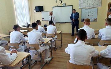 Сергей Колбин поздравил с началом учебного года воспитанников филиала «Нахимовского военно-морского училища» МО РФ