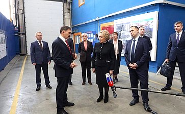 В ходе рабочей поездки Валентина Матвиенко осмотрела Курганский индустриальный парк