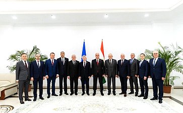 Встреча членов Координационного совещания с руководством Маджлиси намояндагон Маджлиси Оли Республики Таджикистан