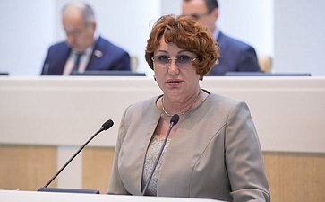 Перминова Елена Алексеевна выступила на 390-м заседании Совета Федерации