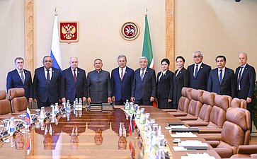 Встреча сенаторов с Раисом Республики Татарстан Рустамом Миннихановым
