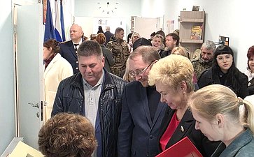 Ольга Бас в ходе поездки в регион посетила модульную библиотеку нового поколения «Казачок»