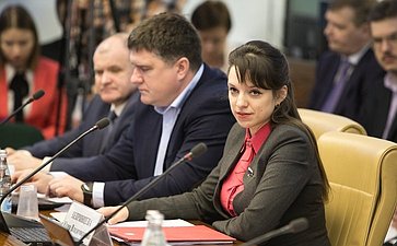 Ю. Вепринцева Расширенное заседание Комитета Совета Федерации по социальной политике