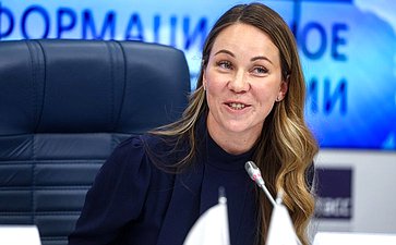 Лилия Гумерова приняла участие в пресс-конференции, посвященной проведению в Москве III Национального съезда учебной промышленности «Учпром-2025»