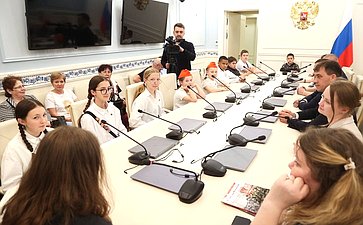 Встреча Айрата Гибатдинова со школьниками Ульяновской области