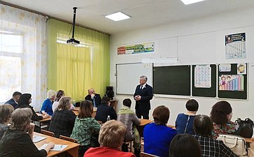 Сергей Михайлов в ходе региональной поездки побывал в населённых пунктах Чернышевского района