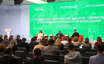 Третий Форум тружеников села. «Круглый стол» № 5. Социальная инновация на селе: сервисы для старшего поколения и молодежи