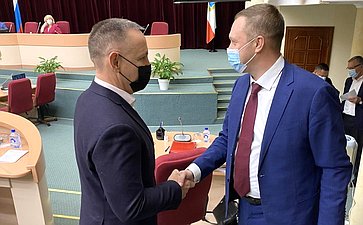 Олег Алексеев в ходе работы в регионе принял участие в заседании Саратовской областной Думы
