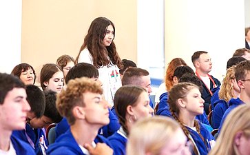 Председатель Совета Федерации Валентина Матвиенко встретилась с участниками культурно-образовательного проекта «Поезд Памяти»