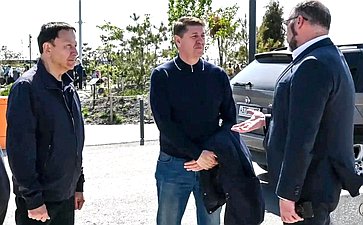 Андрей Шевченко и Александр Ролик посетили Приморский край с рабочей поездкой