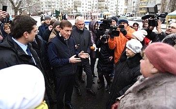 Андрей Турчак и Глеб Никитин побывали в Канавинском районе