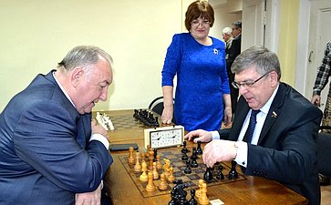 Открытие турнира по шахматам среди ветеранов в Курске