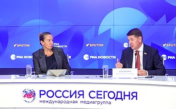 В Пресс-центре «Россия сегодня» состоялась пресс-конференция председателя Комитета СФ по федеративному устройству, региональной политике, местному самоуправлению и делам Севера Андрея Шевченко, посвященная работе Комитета в период весенней сессии